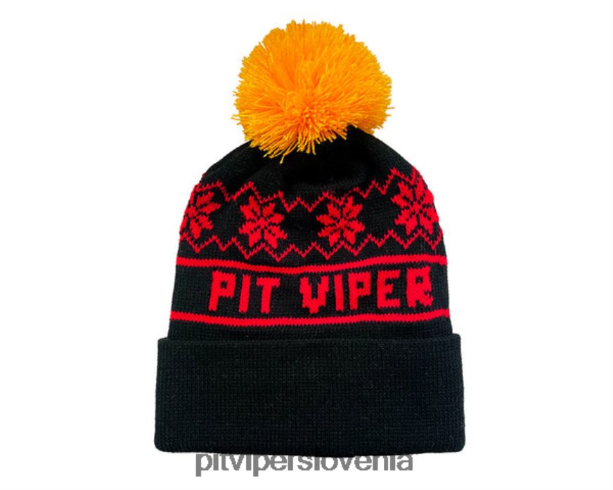Pit Viper pom pom kapa črna BJ06T6229