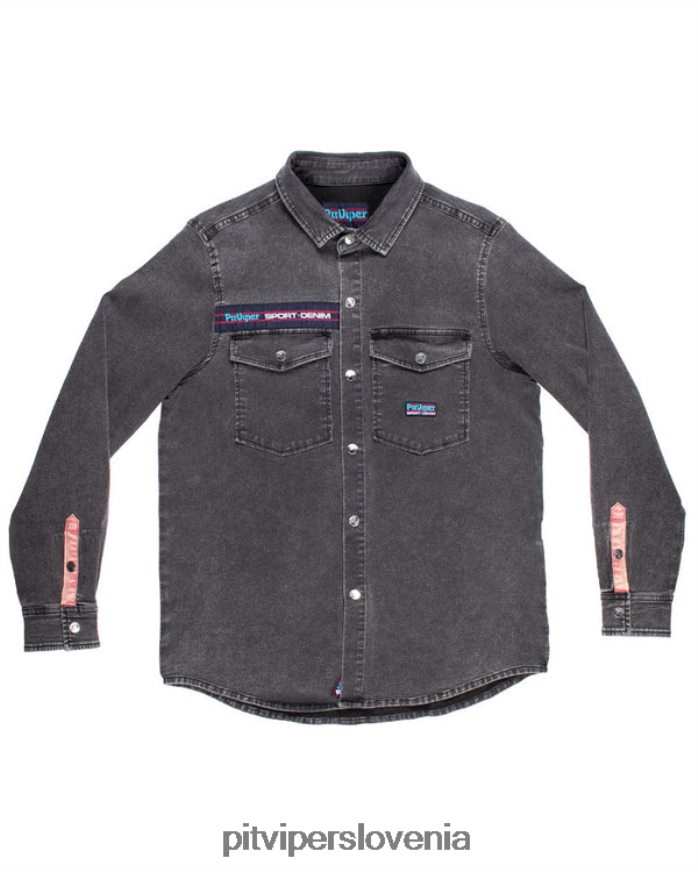 Pit Viper športna denim športna majica BJ06T6166
